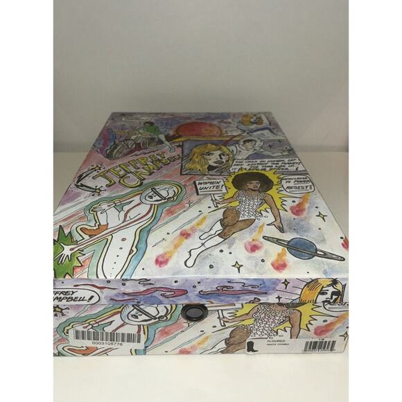 Jeffrey Campbell Cowboy Boots Size 7 White Leather Rancher Country Western Boho - Picture 7 of 7